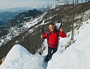 Salita primaverile con tanta neve in Cornagera (1312 m.) il 22 marzo 2013